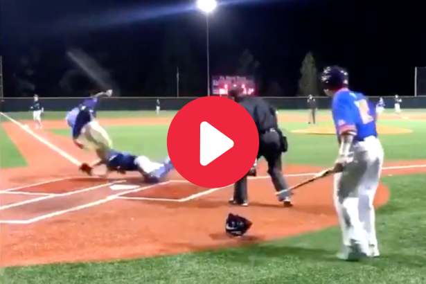 High Schooler’s Front Flip Slide Over Catcher Took Incredible Luck