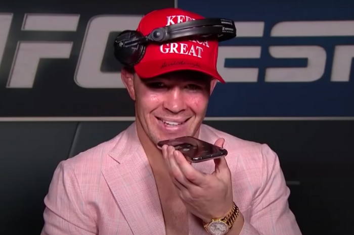 President Trump Calls Colby Covington During Post-Fight Interview