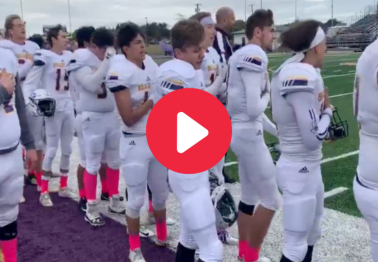 Football Team Sings National Anthem After Being Told It Wouldn?t Be Played