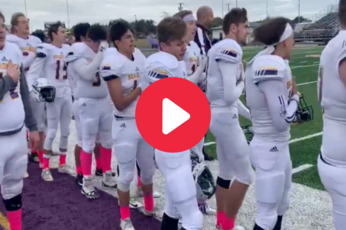 Football Team Sings National Anthem After Being Told It Wouldn’t Be Played