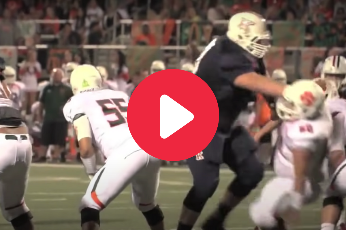 This 7-Foot, 440-Pound High Schooler Dwarfed Every Opponent