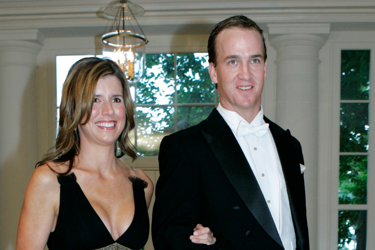 Peyton Manning and wife Ashley at the White House.