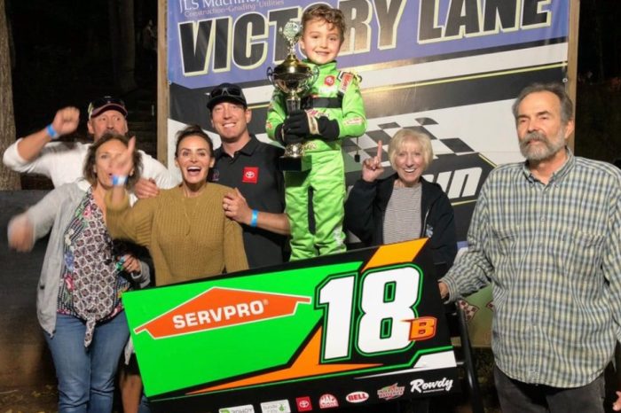 Kyle and Samantha Busch Celebrate Son Brexton’s First Racing Win
