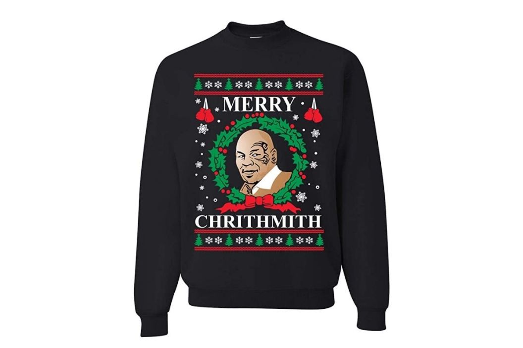mike tyson christmas sweater