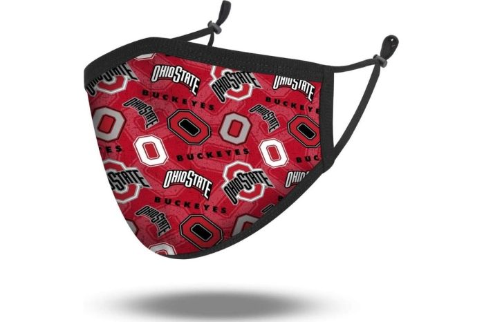 5 Scarlet and Gray Face Masks for Ohio State Fans