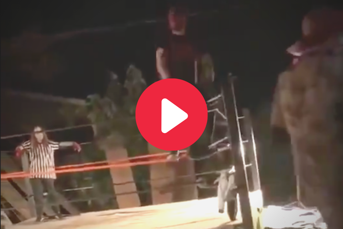 Amateur Wrestler Snaps Both Legs In Backyard Ring Jump Fanbuzz