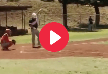Cocky Hitter Pulls Bat From Pants, Then Blasts Home Run