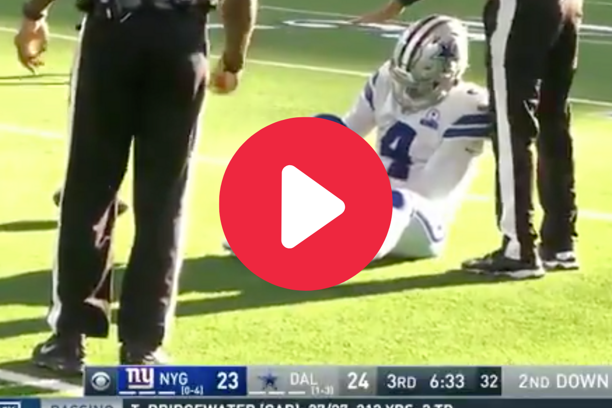 Dallas Cowboys QB Dak Prescott Carted Off The Field With Gruesome Ankle  Injury