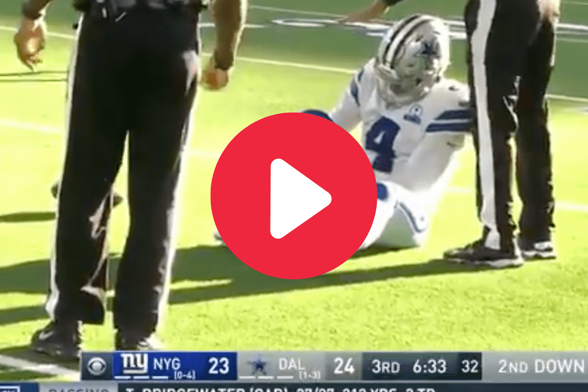 Dak Prescott Carted Off Field With Gruesome Ankle Injury