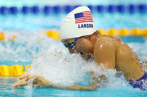 Breeja Larson Swims at FINA Swimming World Cup