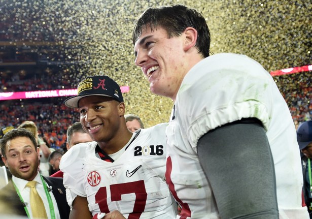 Jake Coker Celebrates National Championship Win