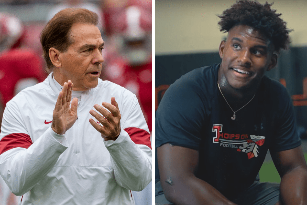 Alabama’s No. 1 Recruit Stays Home, Commits to Nick Saban’s Tide
