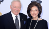 Jerry Jones and his wife attend an awards ceremony.