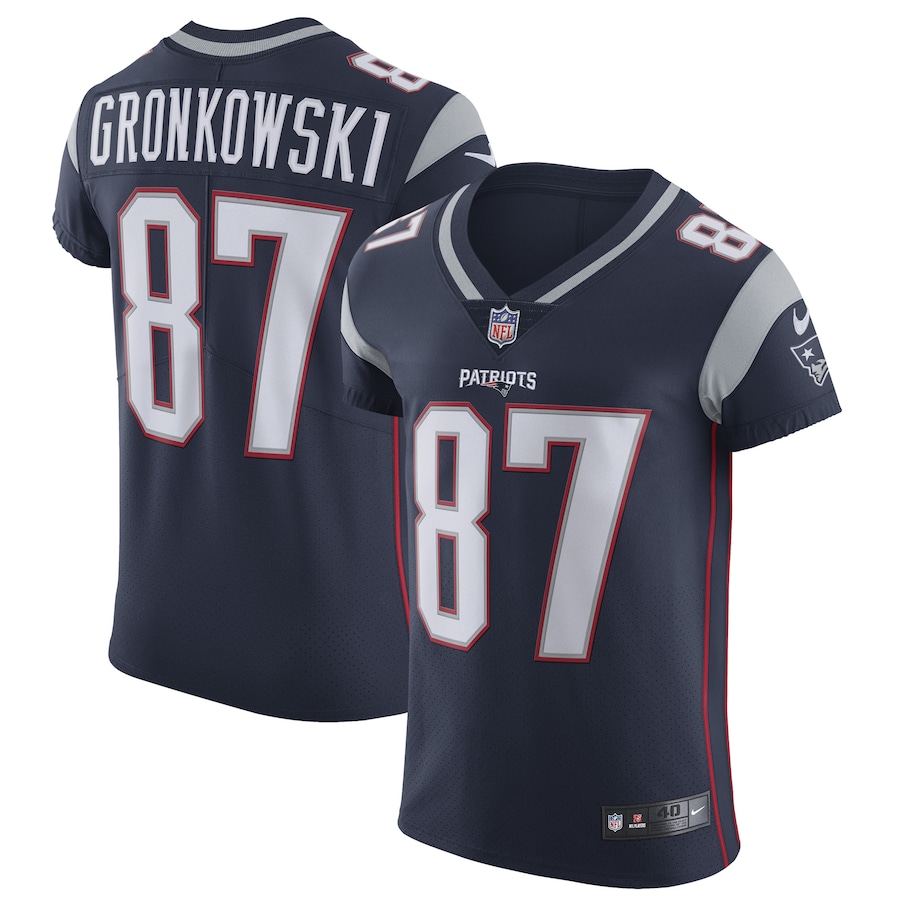 Rob Gronkowski New England Patriots Nike Alternate Vapor Untouchable Elite Jersey - Navy