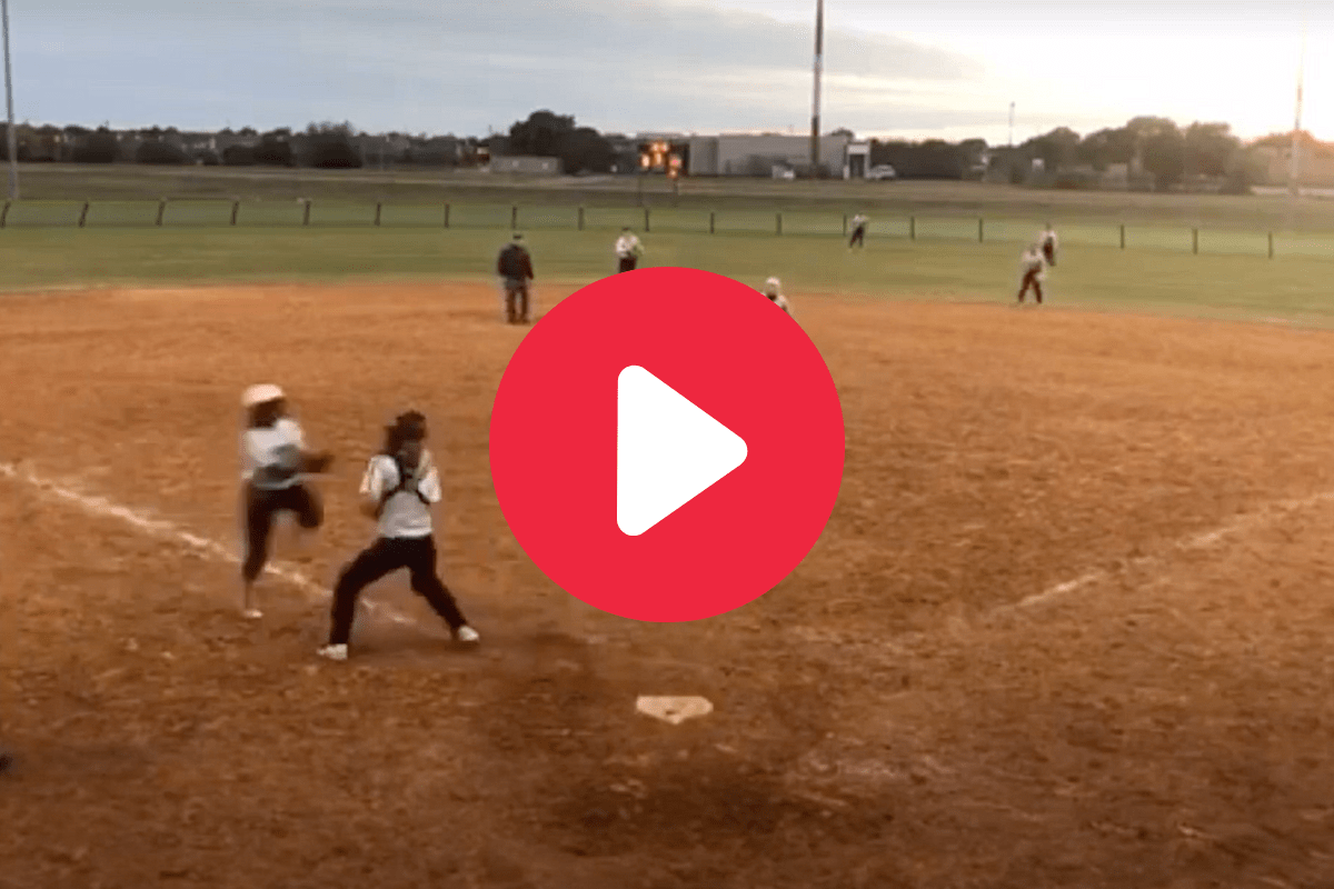 Softball Player Jump Kicks Catcher, But Still Called Safe