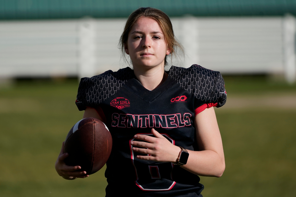 Girls tackle football team