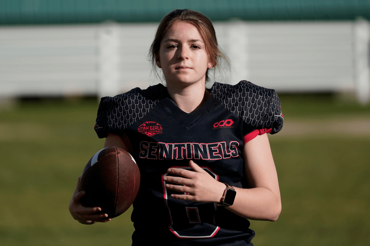 Female Football Star Sues for Schools to Offer Girls’ Teams