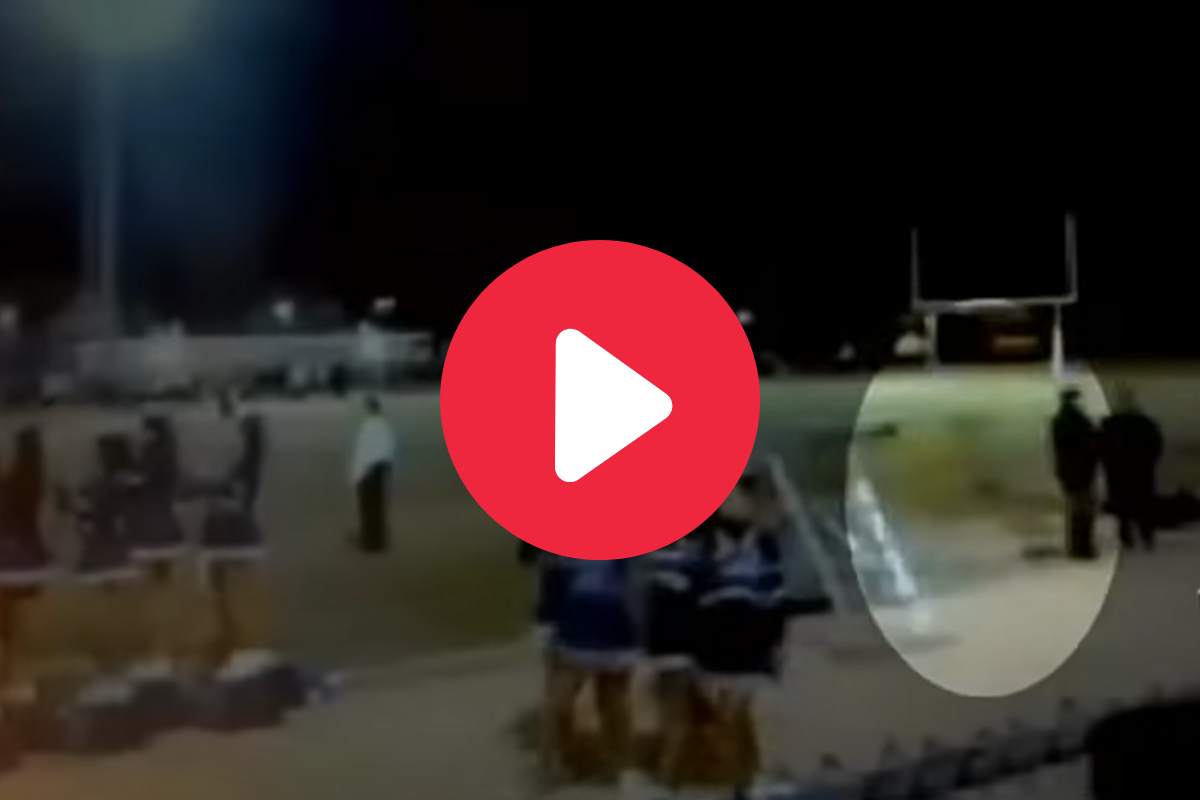 Mom Captures “Ghost” on Camera at High School Football Game