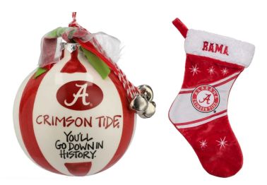Go All Out This Christmas With Alabama Crimson Tide Ornaments and More