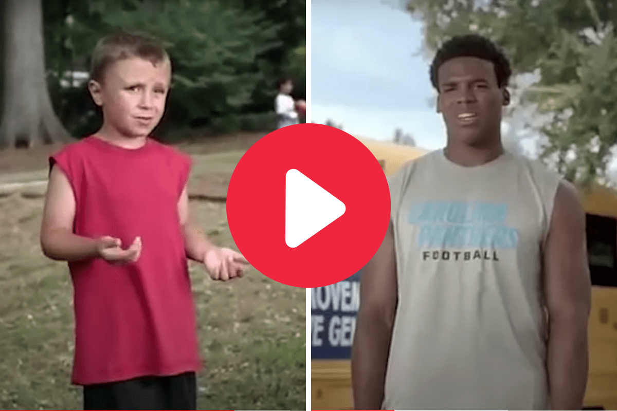 Little Kid Puts Cam Newton in His Place in Classic Commercial - FanBuzz