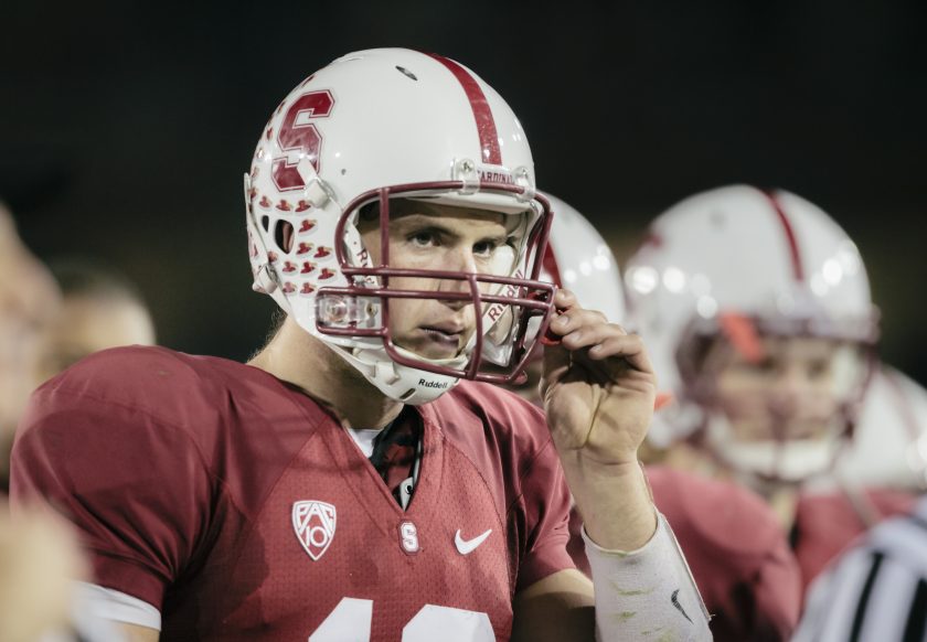 Andrew Luck during a 2010 Stanford game.
