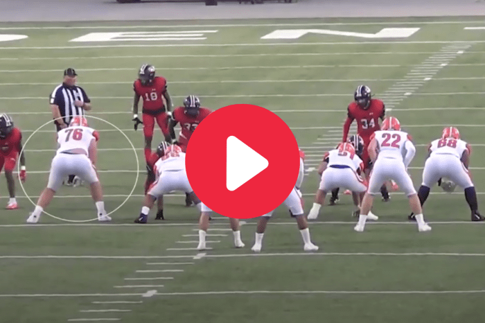 6-Foot-9, 330-Pound Offensive Tackle is a Pancake Machine