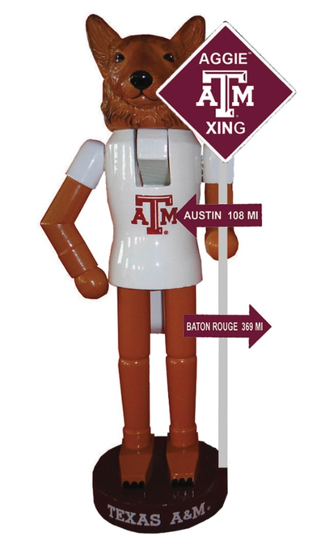 Texas A&M Aggies 12'' Rivalry Nutcracker - Maroon/White