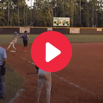 Softball Runner Flattens First Baseman, Gets Ejected Then Beaned Next Game  - FanBuzz