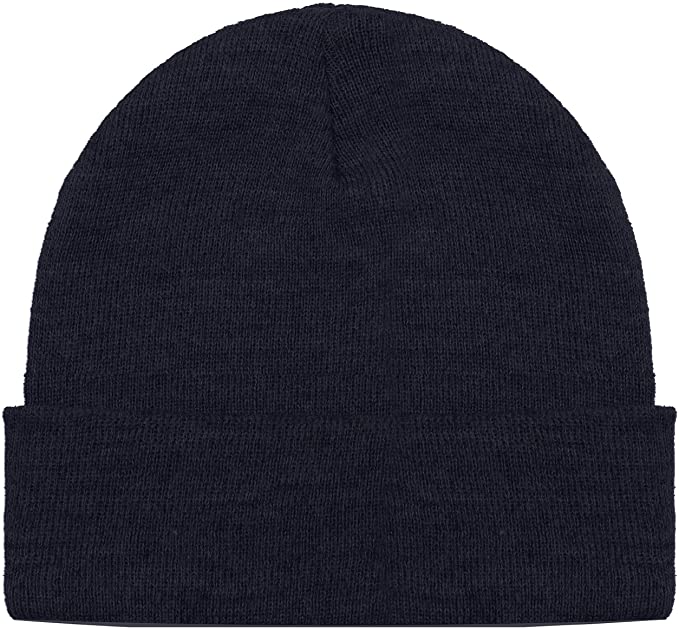 Blueberry Uniforms Merino Wool Beanie Hat -Soft Winter and Activewear Watch Cap