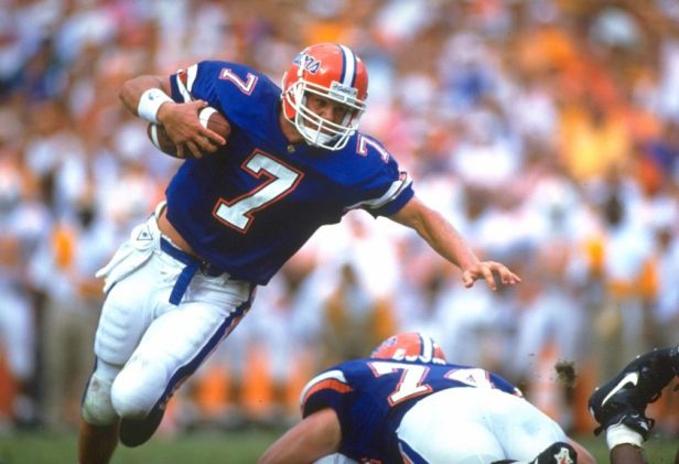 Danny Wuerffel runs the ball against Tennessee in 1993.