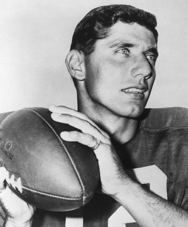 Joe Namath poses for a photo at Alabama in 1964.