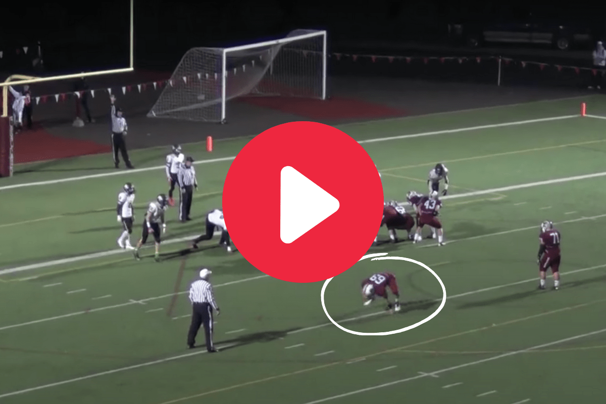 High Schooler Goes Full “Frogger” to Distract Defense