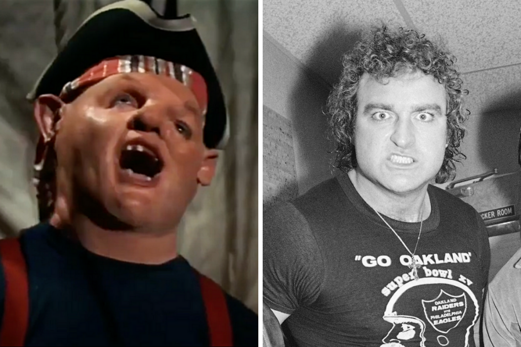 Sloth from "The Goonies" was played by NFL legend John Matuszak.