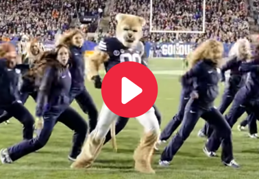 BYU Mascot's Viral Dance Routine Completely Stole the Show