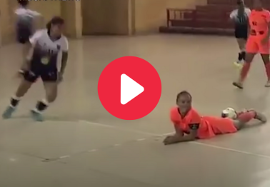 Female Soccer Player Kicks Girl in the Head for Showboating