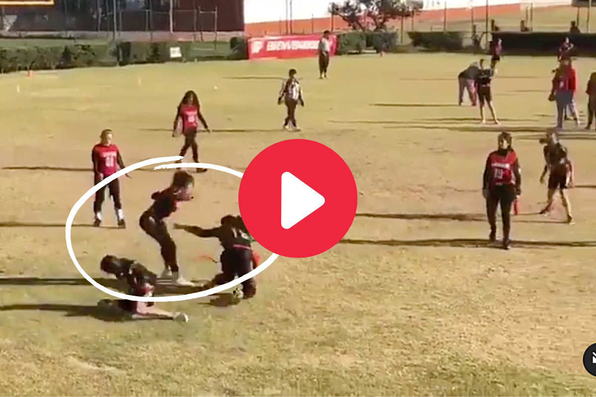 Tyreek Hill JUKES OUT entire girls flag football team 