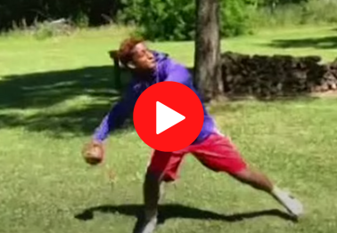 HS Football Player Catches His Own 40-Yard Hail Mary