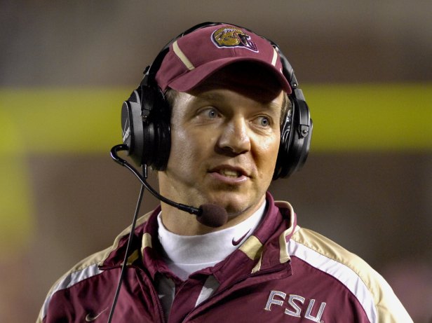 Jimbo Fisher Coaches at FSU