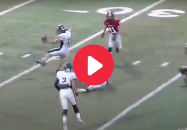 HS Player Kicks Ball to Teammate for Incredible Interception