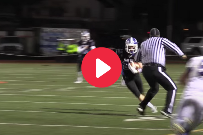 HS Referee Accidentally Lays Monster Hit, Causes Bizarre Fumble