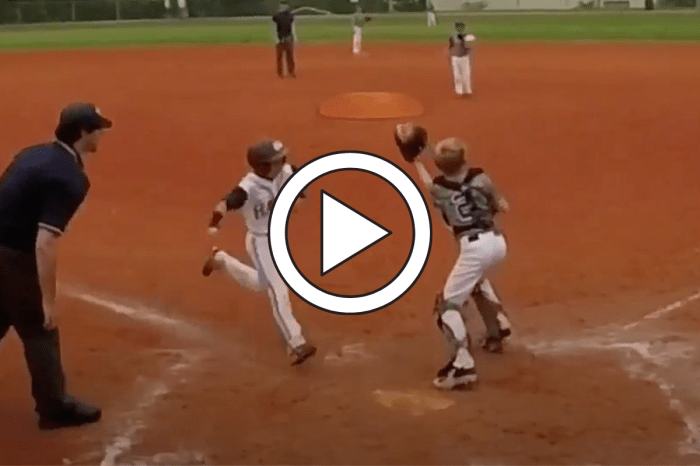 Little Leaguer Levels Catcher for No Reason, Gets Tossed Instantly