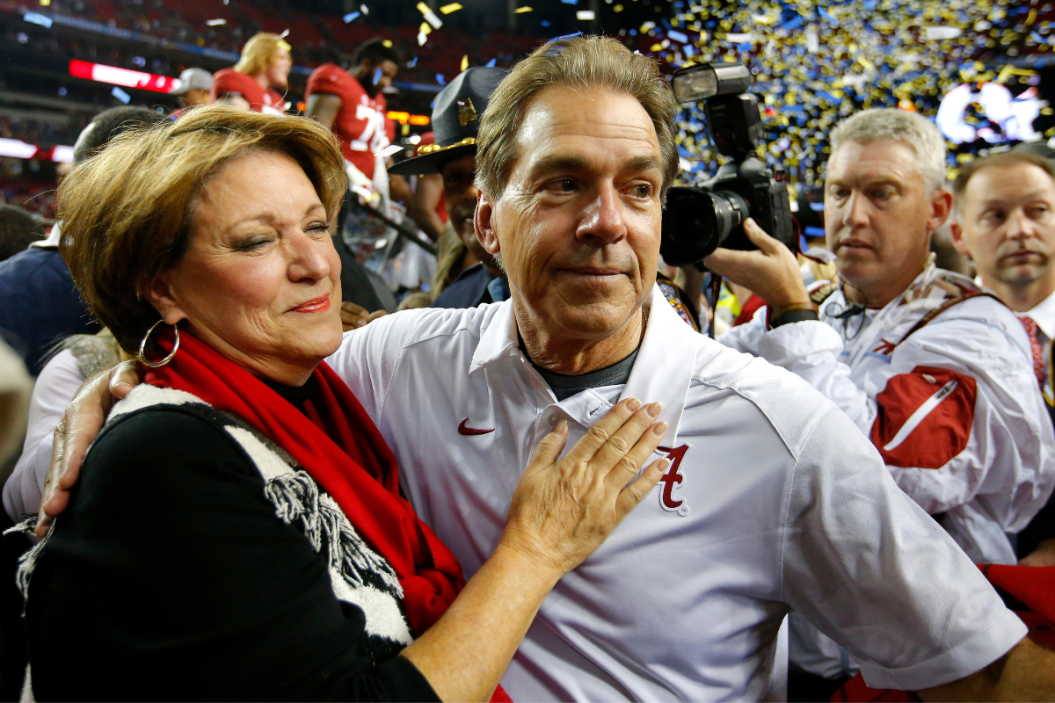 Nick Sabans Wife Is The Secret To Alabamas Dynasty Fanbuzz 