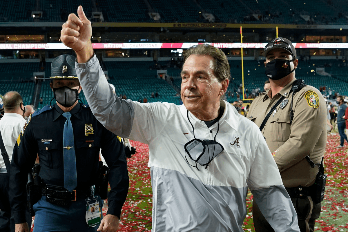 Why Nick Saban Should Retire While He's on Top FanBuzz