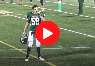 High School Football Player Crushes National Anthem Performance