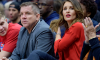 Sean Payton and his wife Skylene attend an NBA game.