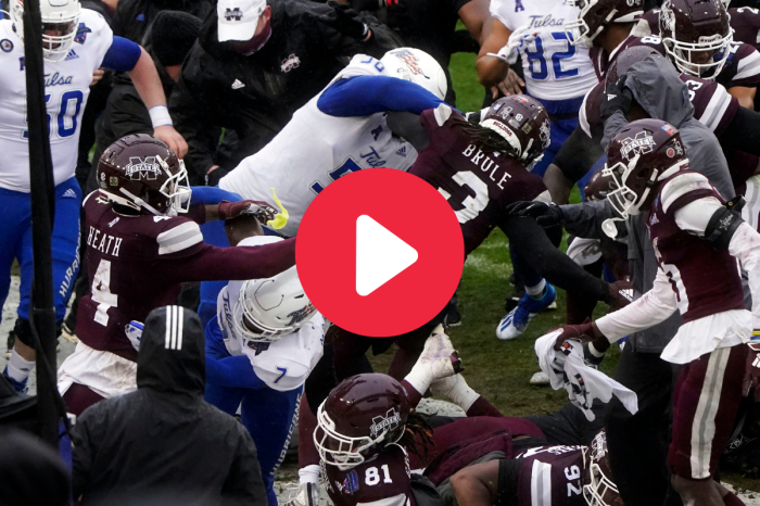 Nasty Brawl Breaks Out After Armed Forces Bowl
