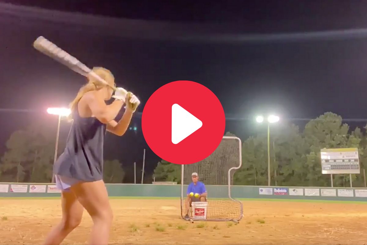 Softball Player Strikes Out Entire Football Team After $20 Challenge ...