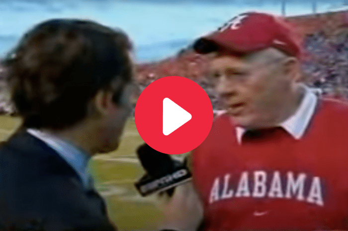 Joe Kines’ Famous Alabama Halftime Interview Was All Business