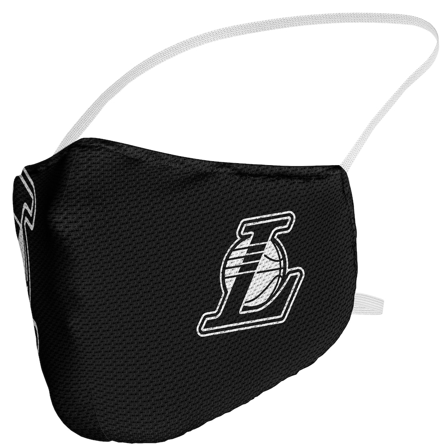 Los Angeles Lakers Fanatics Branded Adult Blackout Logo Face Covering