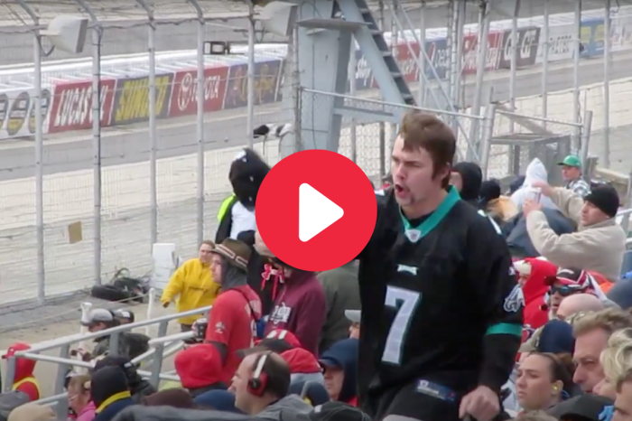 This Drunk NASCAR Fan Is Living His Best Life at Dover Motor Speedway